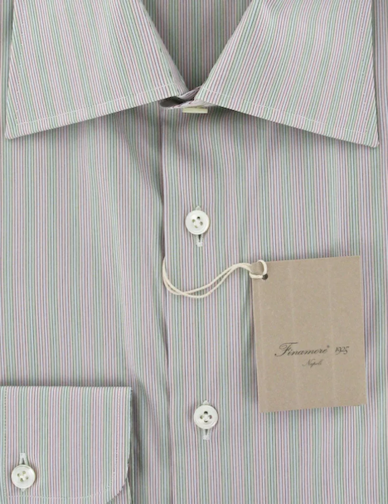 Finamore Napoli Green Shirt - 15.75 US / 40 EU