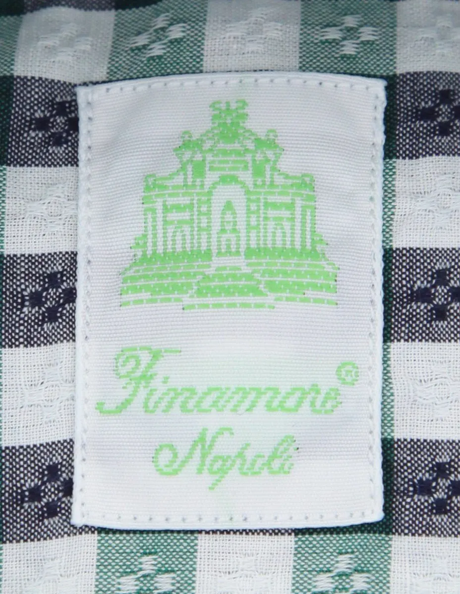 Finamore Napoli Green Shirt - Extra Slim