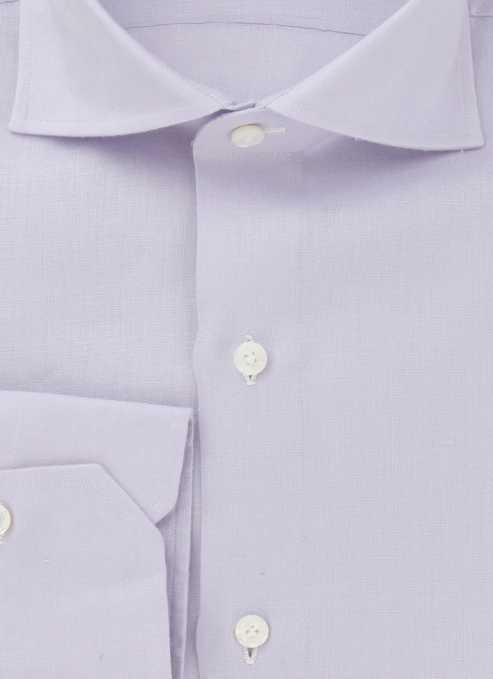 Finamore Napoli Lavender Purple Shirt - Slim