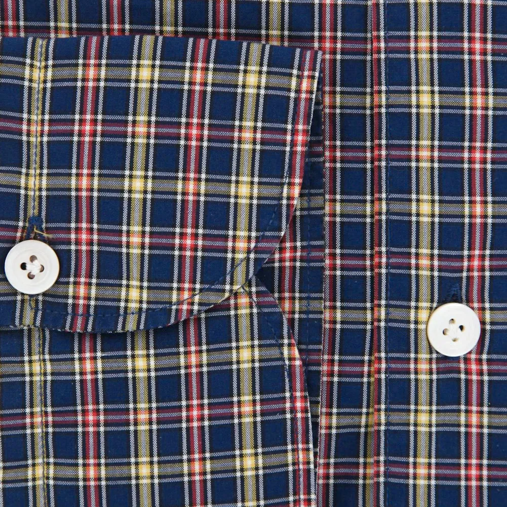 Finamore Napoli Navy Blue Shirt - Extra Slim - M US / M EU