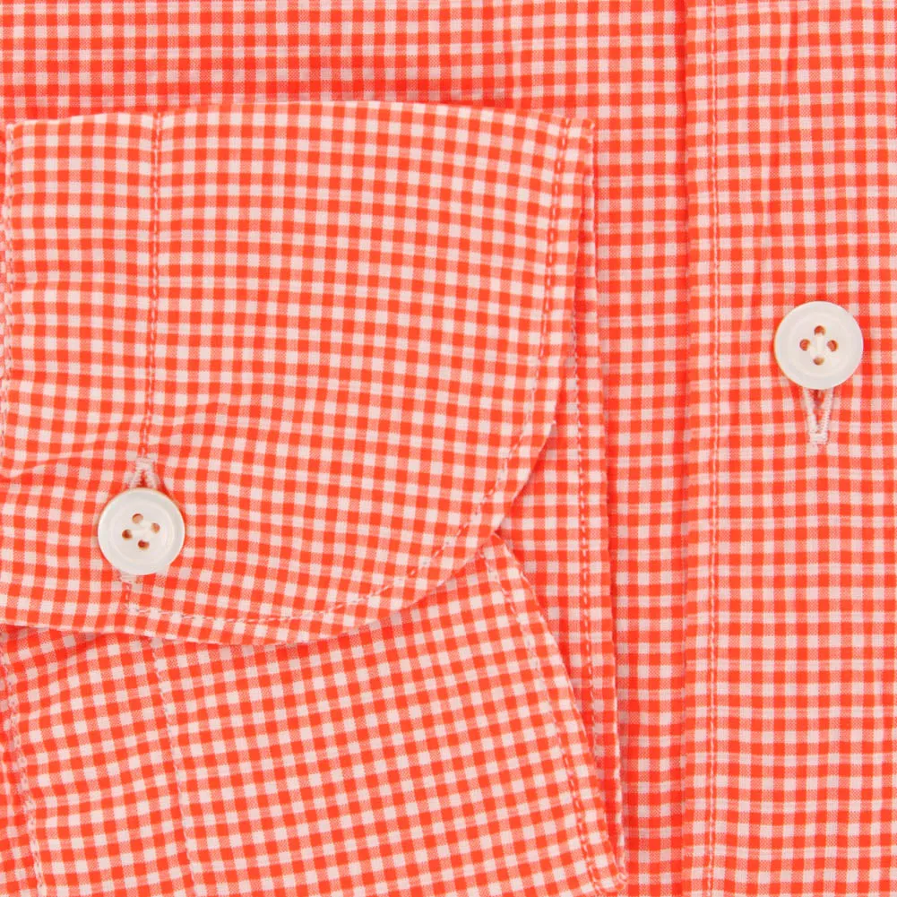 Finamore Napoli Orange Shirt - L US / L EU
