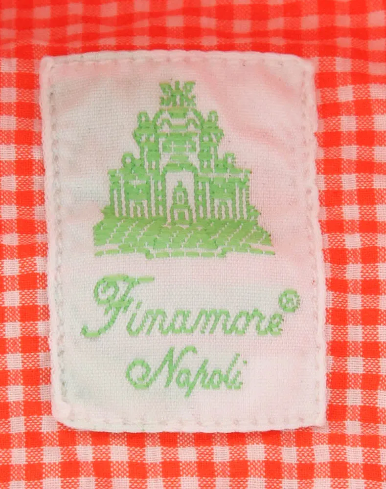 Finamore Napoli Orange Shirt - L US / L EU