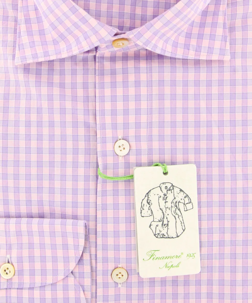 Finamore Napoli Pink Shirt - Extra Slim
