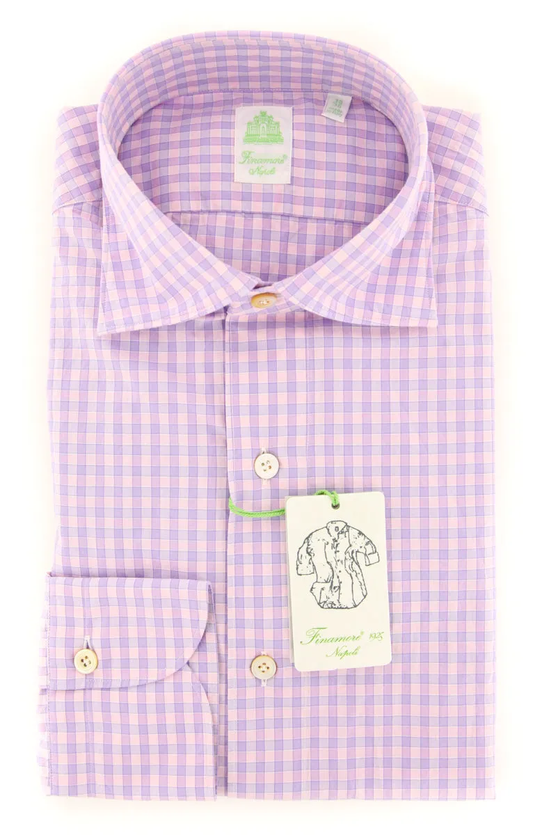 Finamore Napoli Pink Shirt - Extra Slim