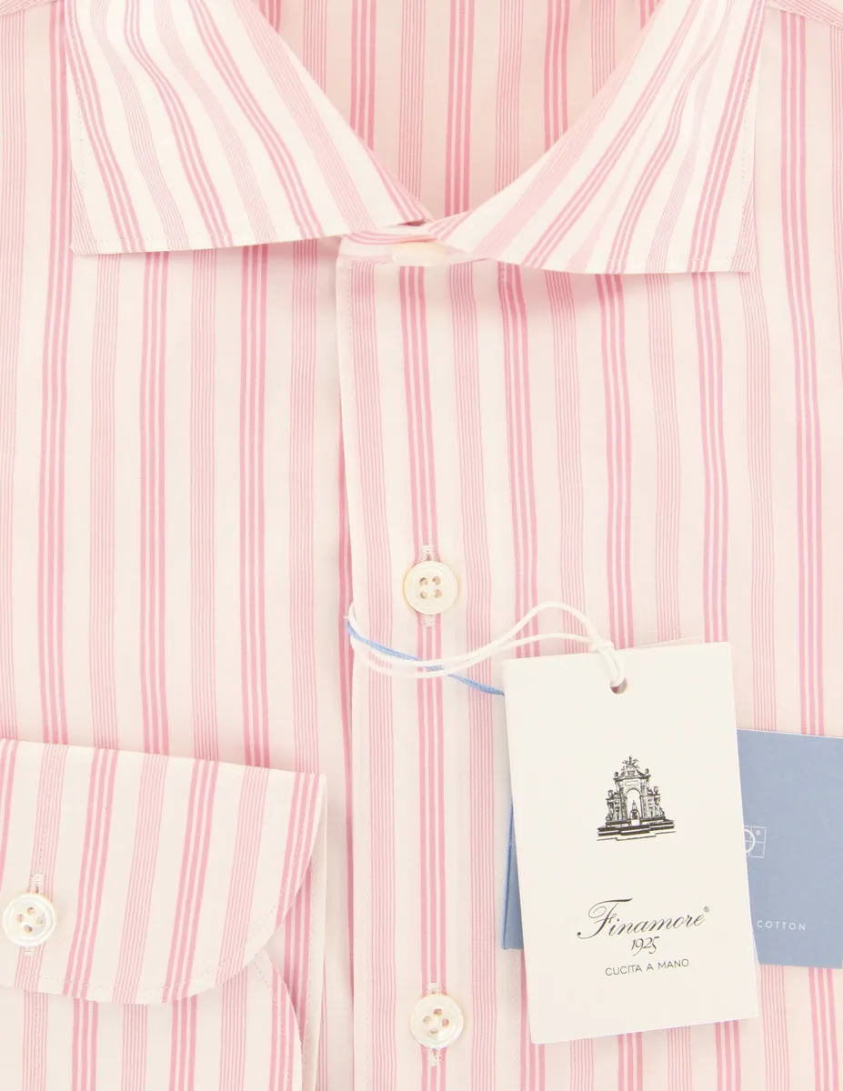 Finamore Napoli Pink Shirt - Extra Slim