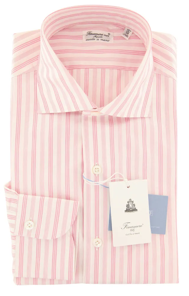 Finamore Napoli Pink Shirt - Extra Slim