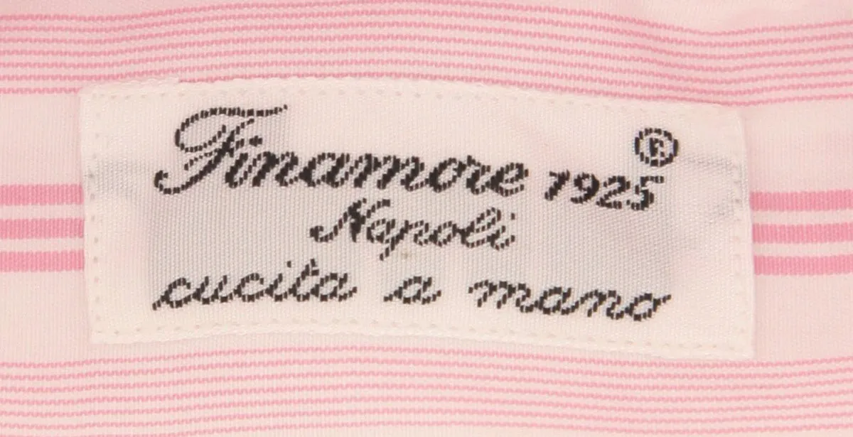 Finamore Napoli Pink Shirt - Extra Slim