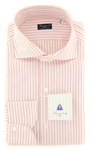 Finamore Napoli Pink Shirt - Slim