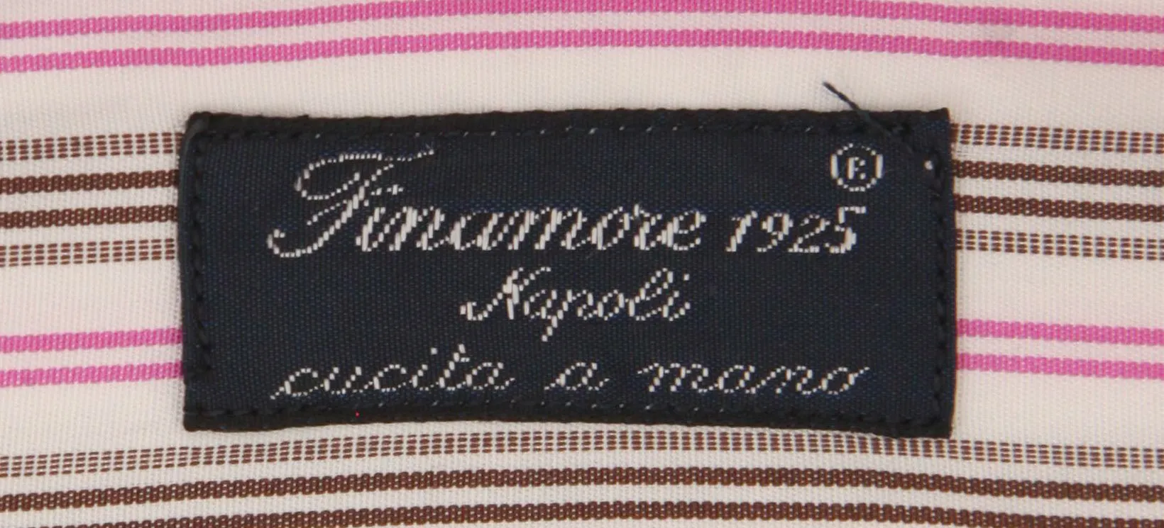 Finamore Napoli Pink Shirt - Slim