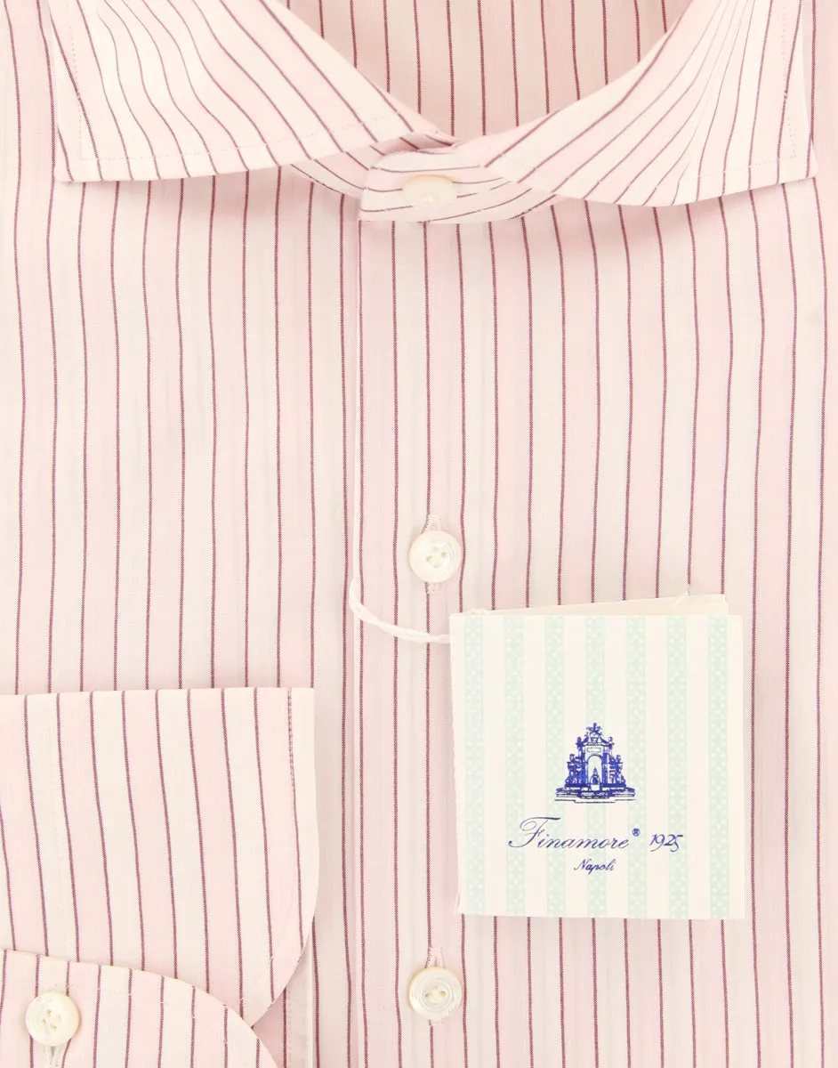 Finamore Napoli Pink Shirt - Slim