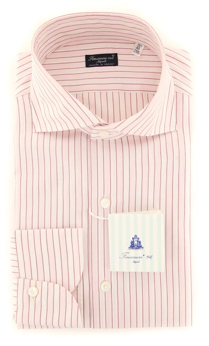 Finamore Napoli Pink Shirt - Slim