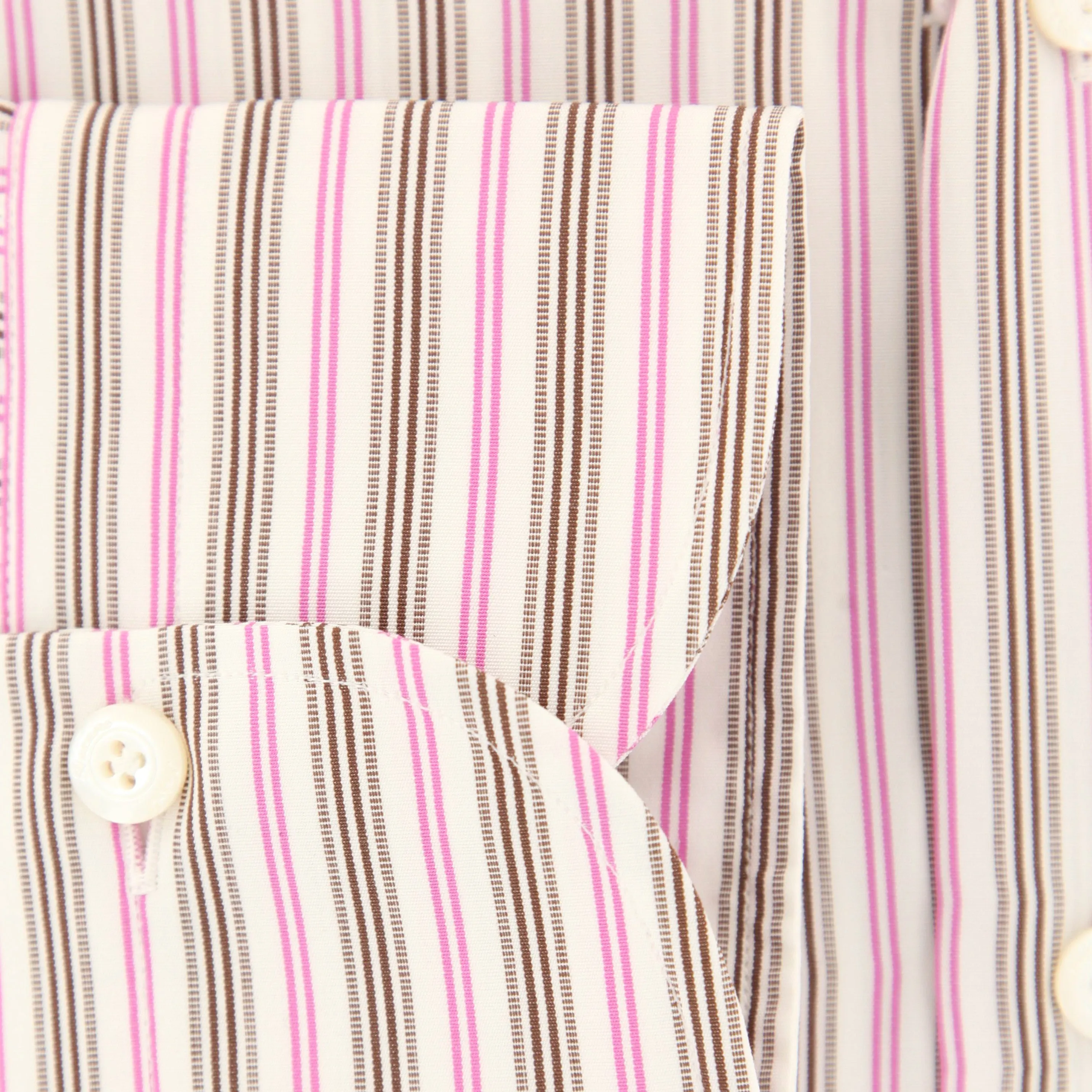 Finamore Napoli Pink Shirt - Slim