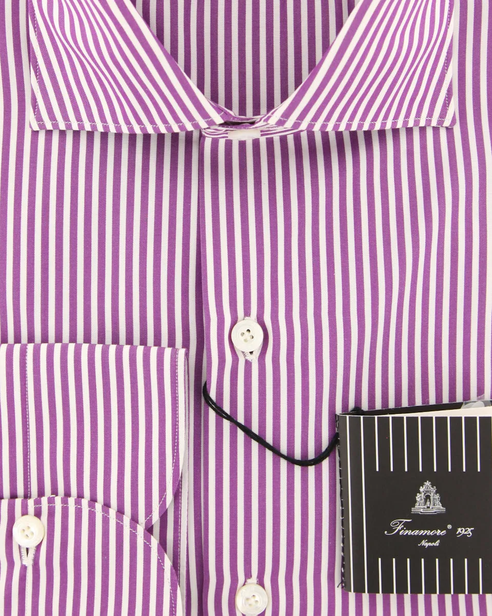 Finamore Napoli Purple Shirt - Extra Slim