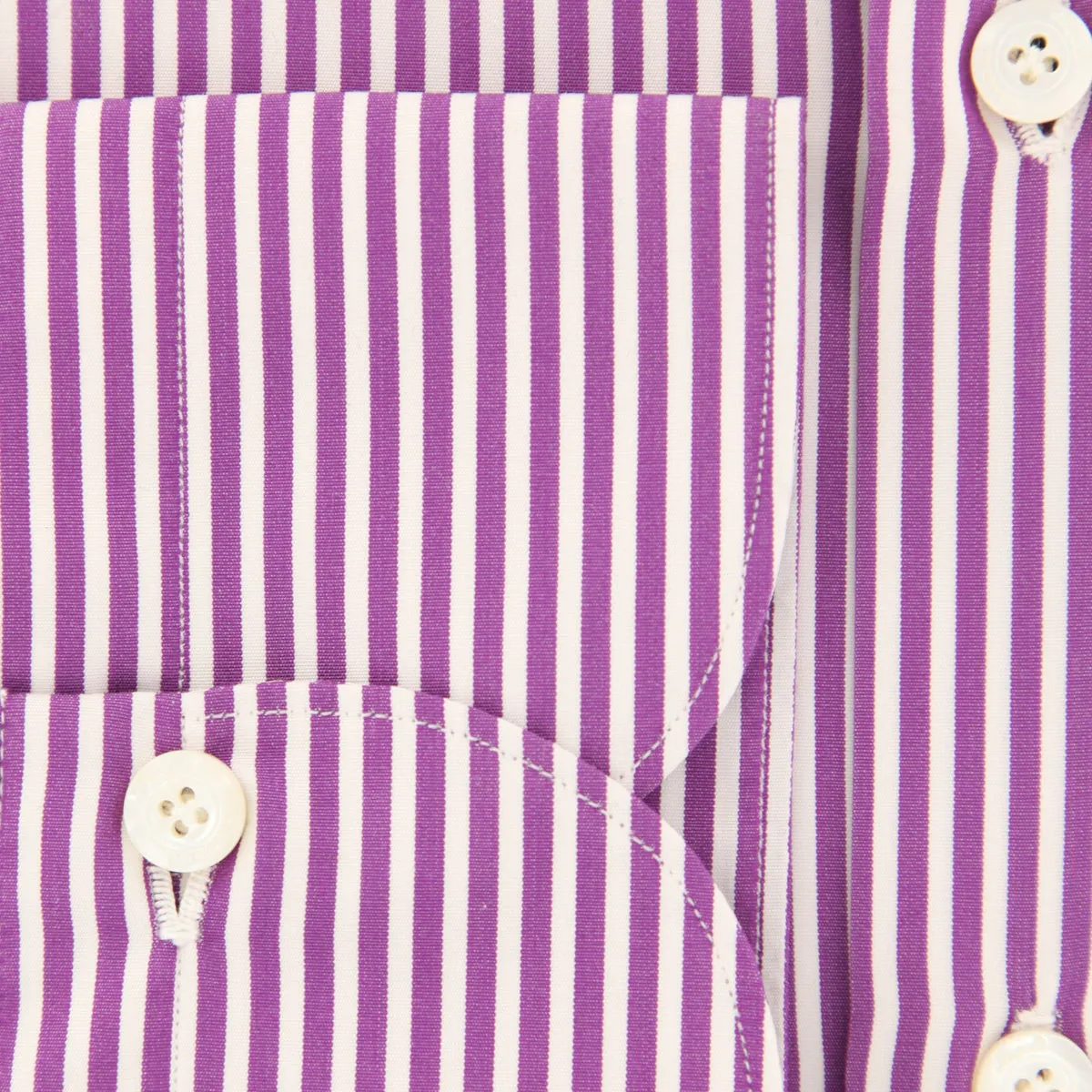 Finamore Napoli Purple Shirt - Extra Slim