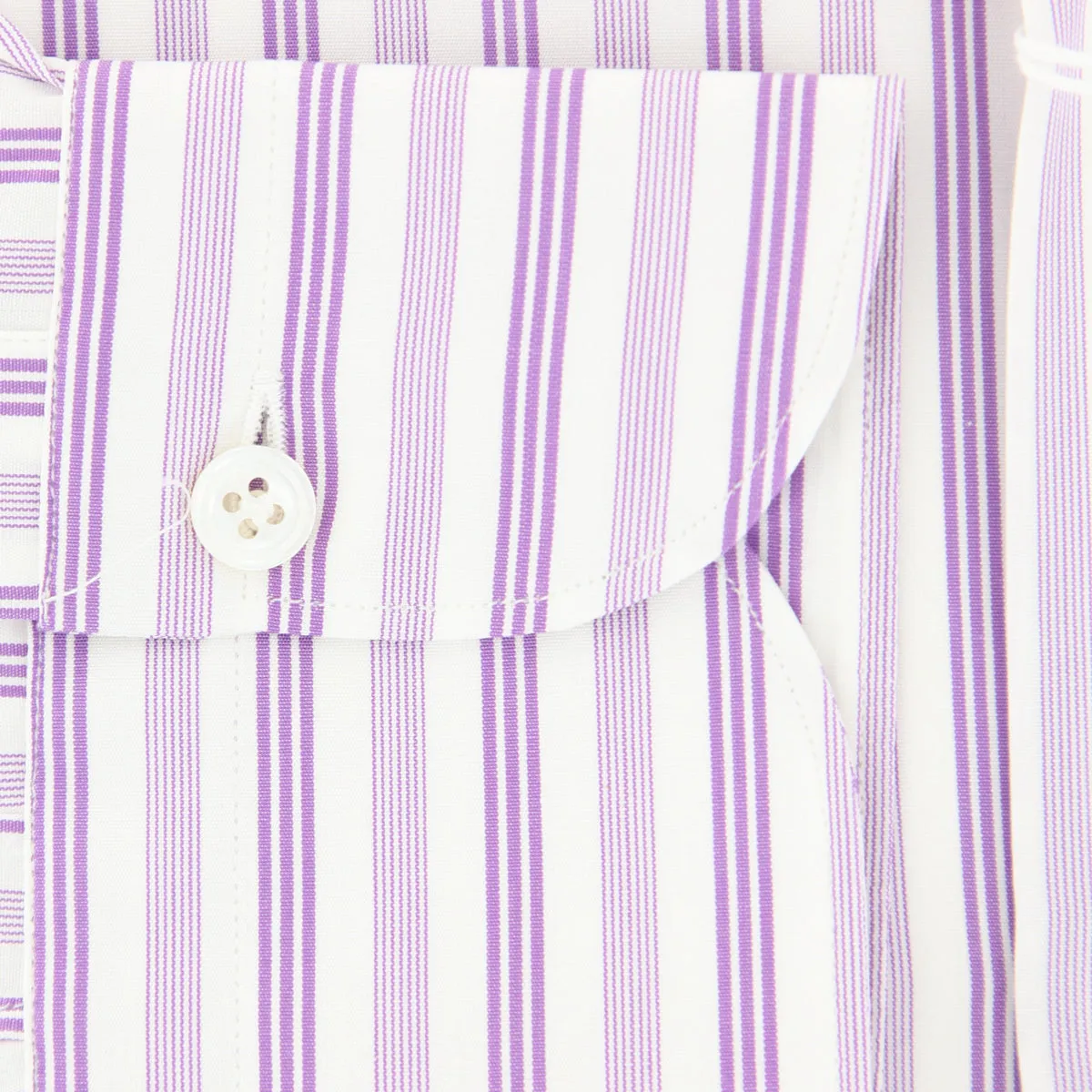 Finamore Napoli Purple Shirt - Slim