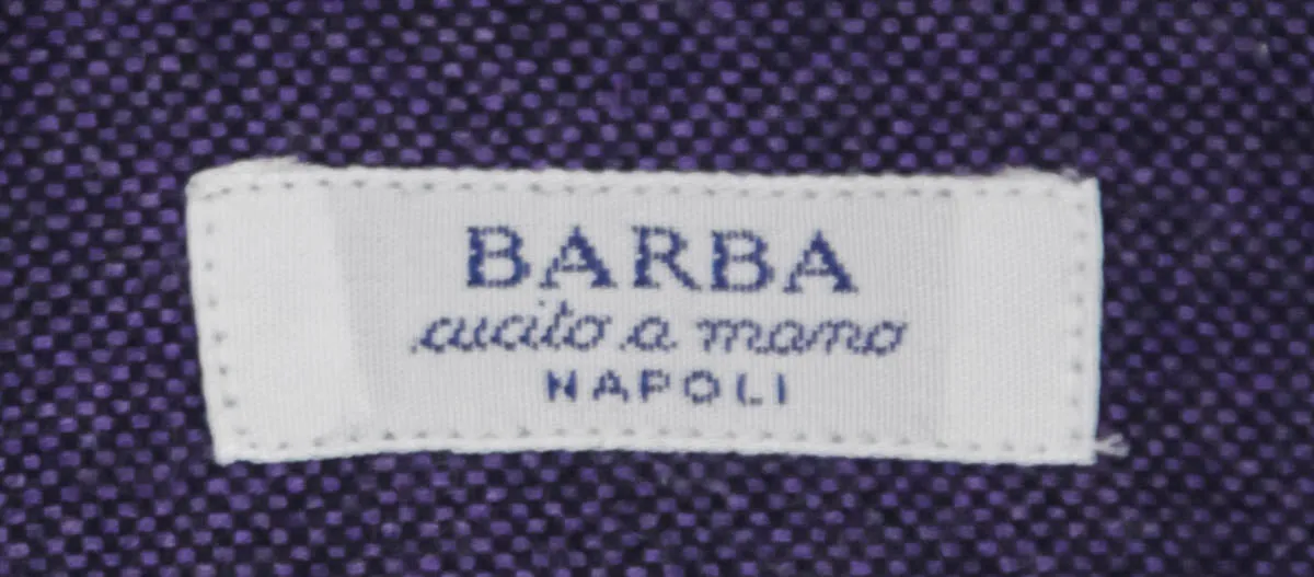 Finamore Napoli Purple Shirt - Slim