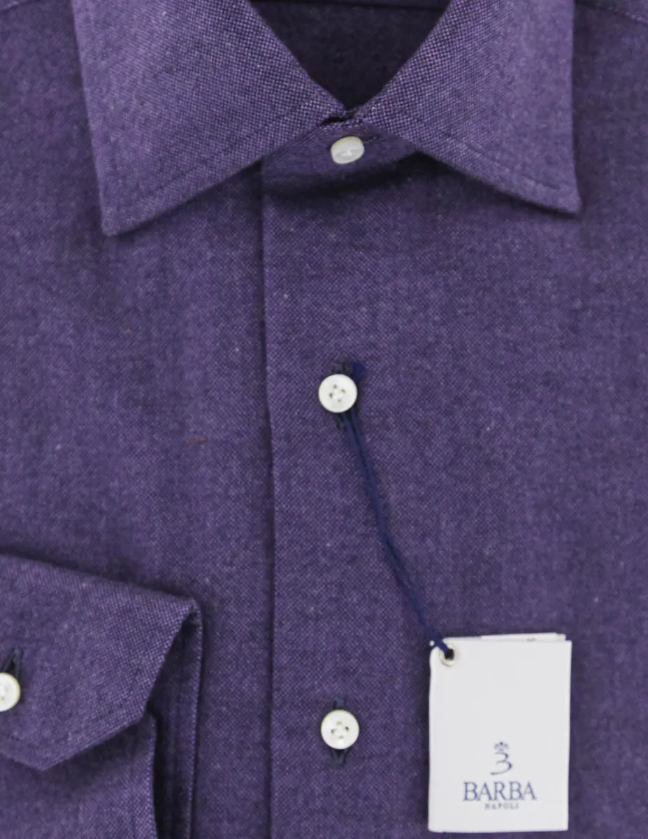 Finamore Napoli Purple Shirt - Slim