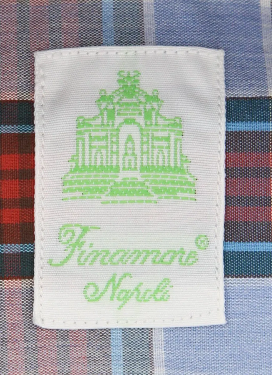 Finamore Napoli Red Shirt - Extra Slim