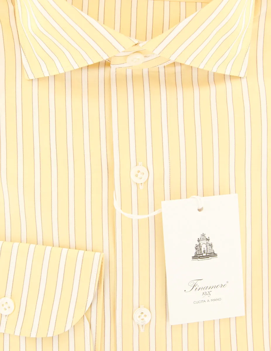 Finamore Napoli Yellow Shirt - Extra Slim