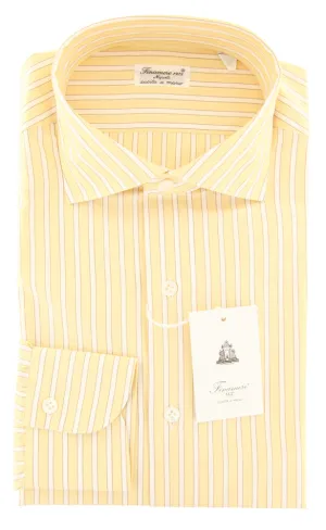 Finamore Napoli Yellow Shirt - Extra Slim