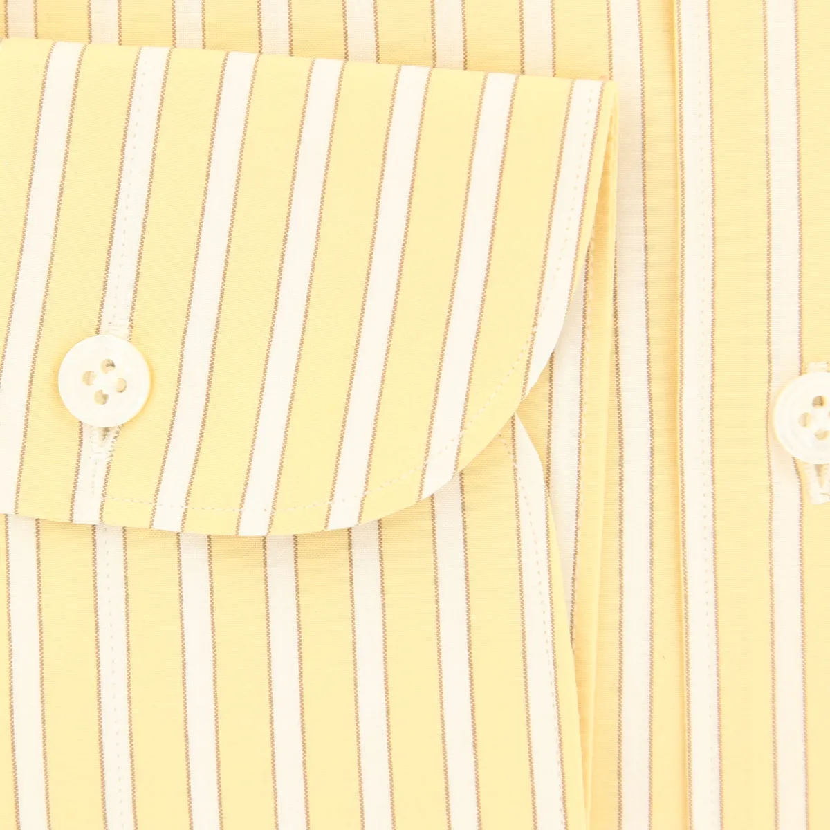 Finamore Napoli Yellow Shirt - Extra Slim