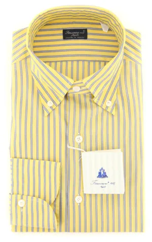Finamore Napoli Yellow Shirt - Slim