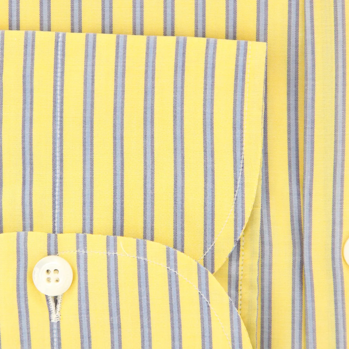Finamore Napoli Yellow Shirt - Slim