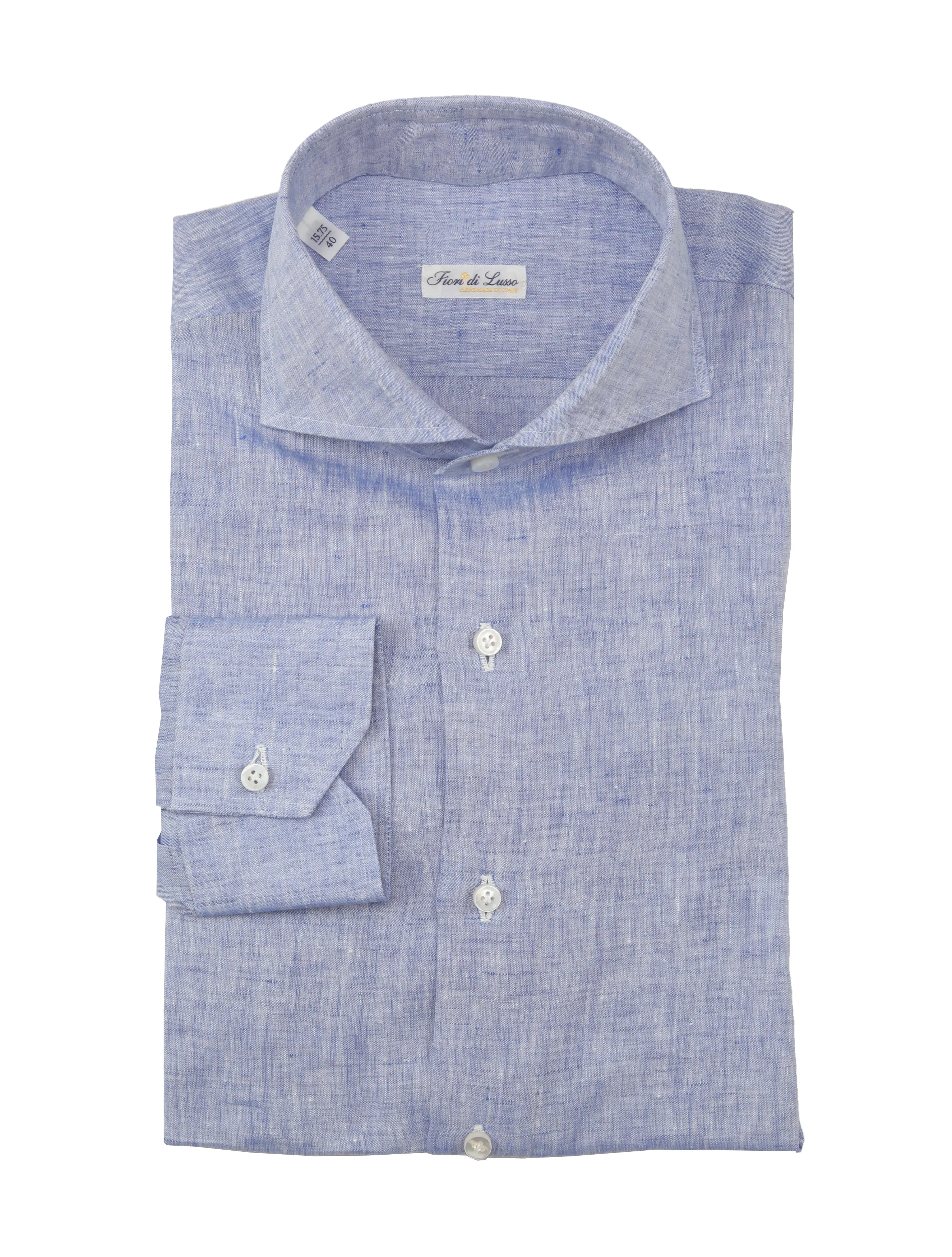 Fiori Di Lusso Blue Shirt - Extra Slim