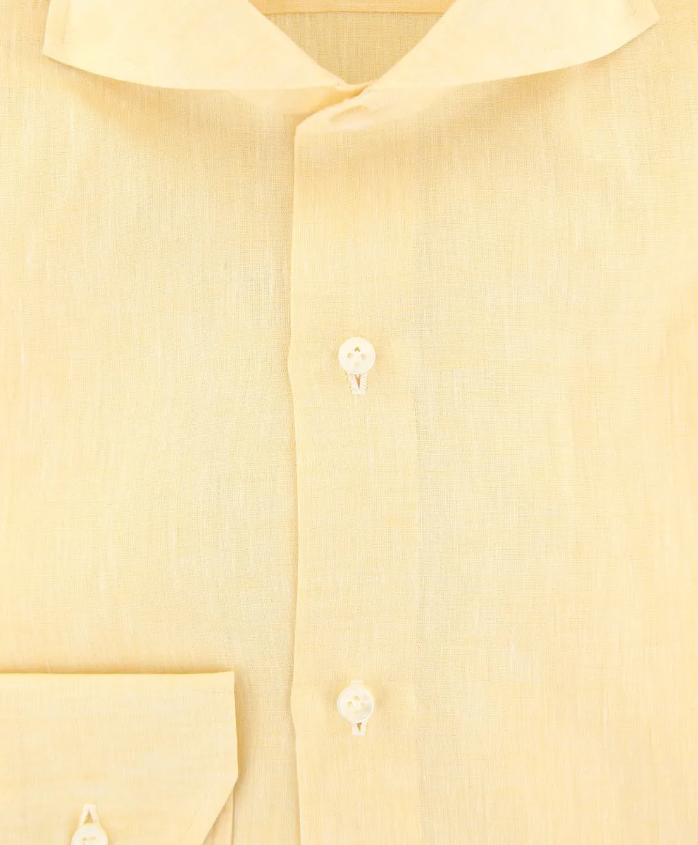 Fiori Di Lusso Yellow Shirt - Extra Slim