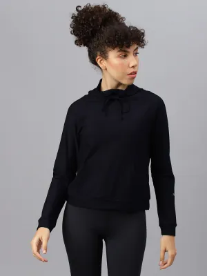 Fitkin Women's Navy Bubble Turtle Neck Top