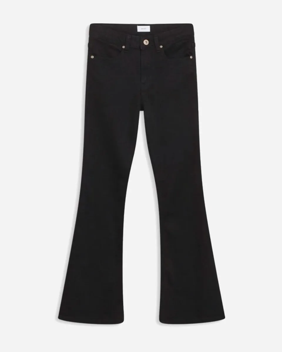 Flare Black Pant - Black