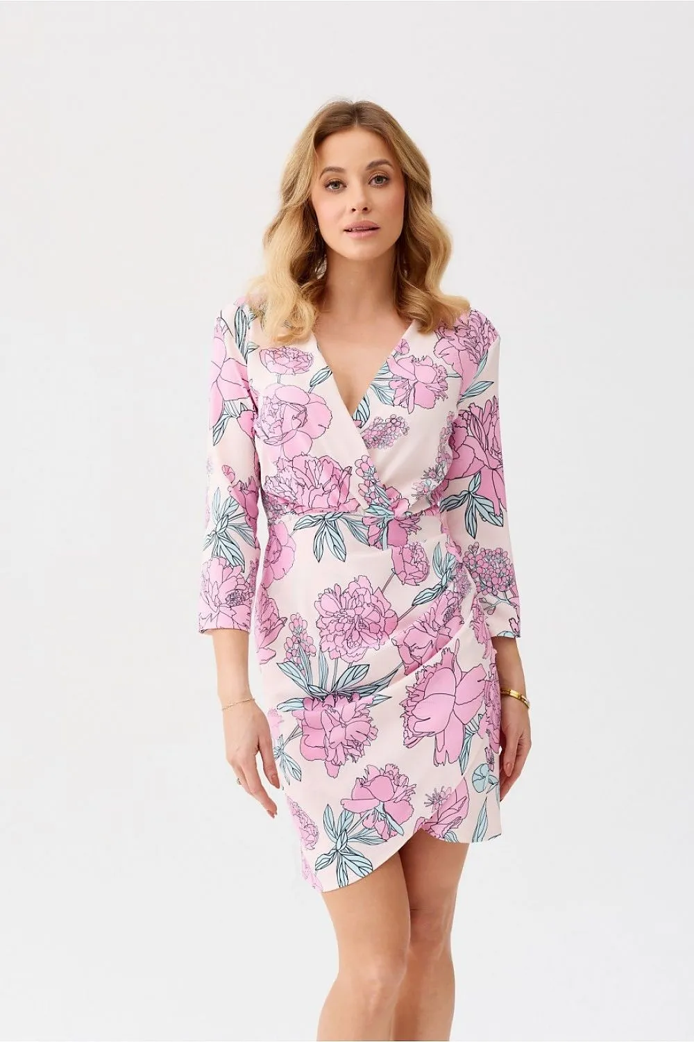 Floral Elegance Mini Dress