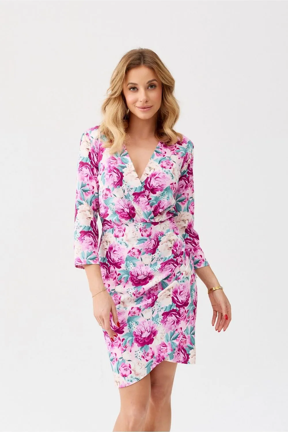Floral Elegance Mini Dress