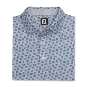 FootJoy Men's Lisle Sketched Print Self Collar