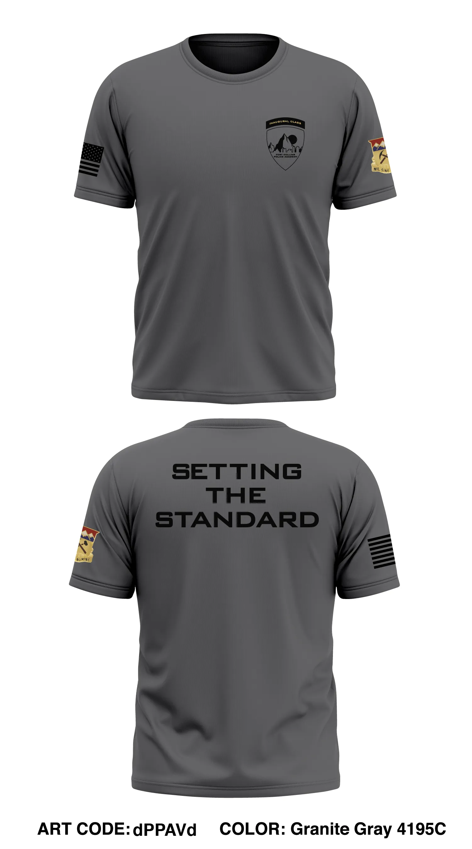 Fort Collins Police Academy Store 1 Core Men's SS Performance Tee - dPPAVd