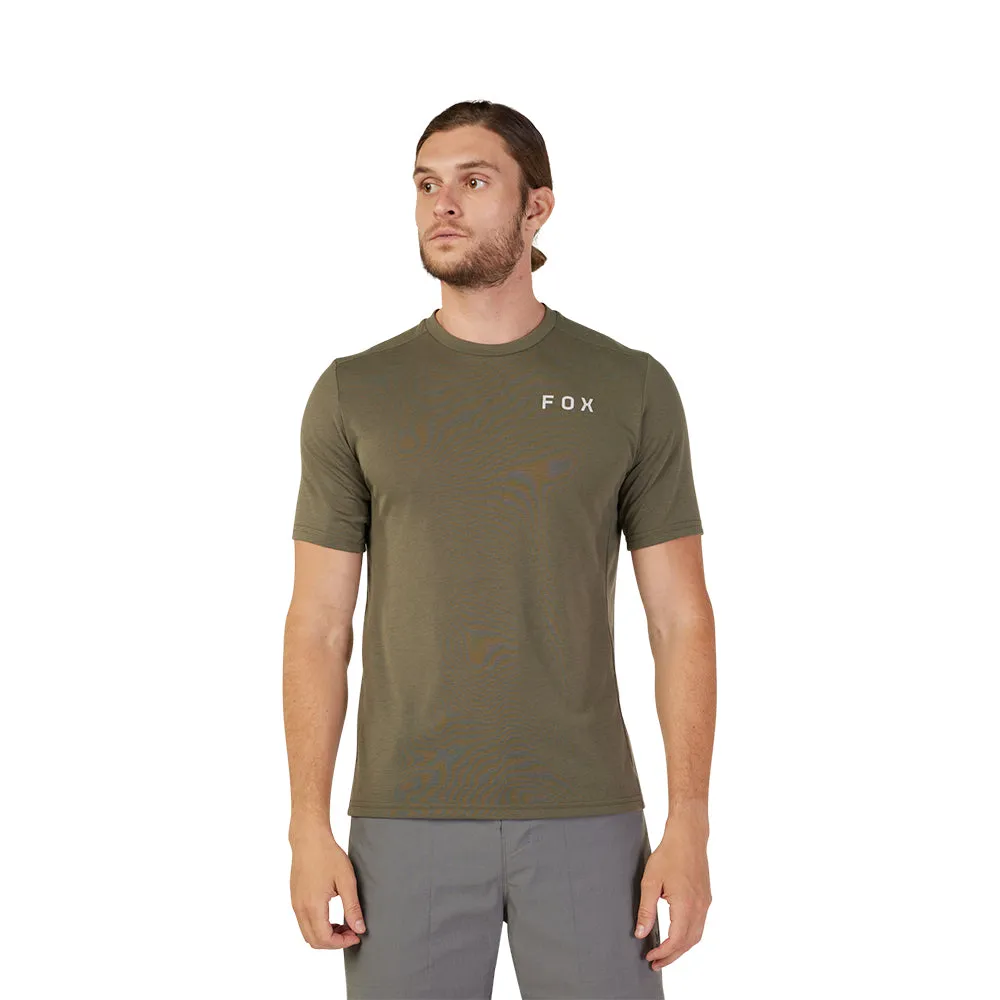 Fox Ranger Dr Ss Jersey - Olive Green