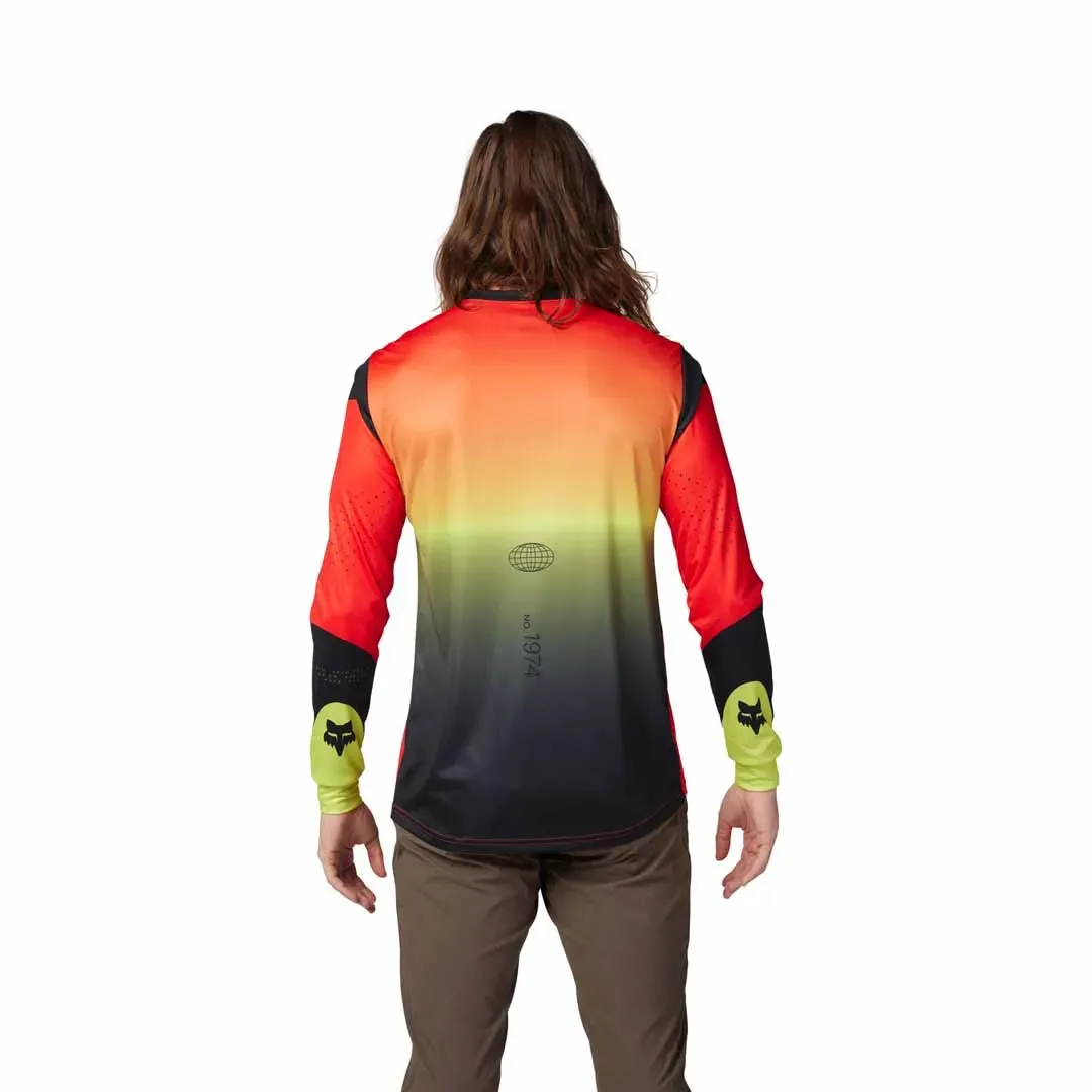 Fox RANGER LS JERSEY REVISE - Red/Yellow