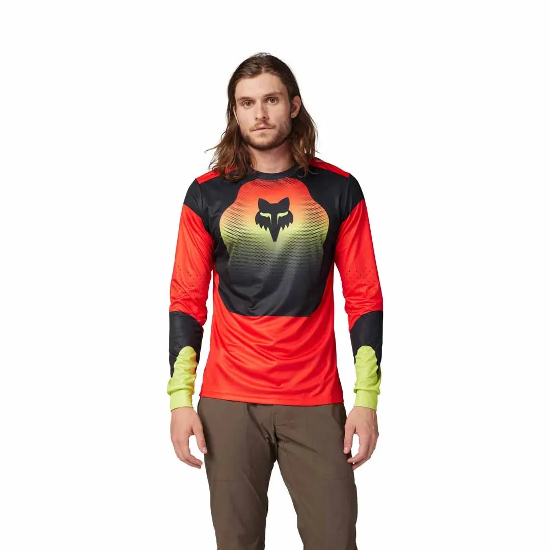 Fox RANGER LS JERSEY REVISE - Red/Yellow