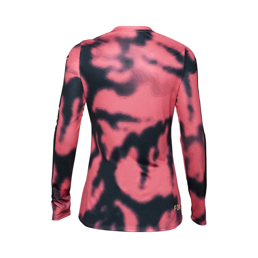 Fox Womens Ranger Ls Jersey Taunt - Guava