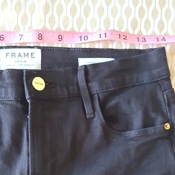 Frame Denim Women's Skinny Jeans Black. Le High Skinny. Size 28. Like New.