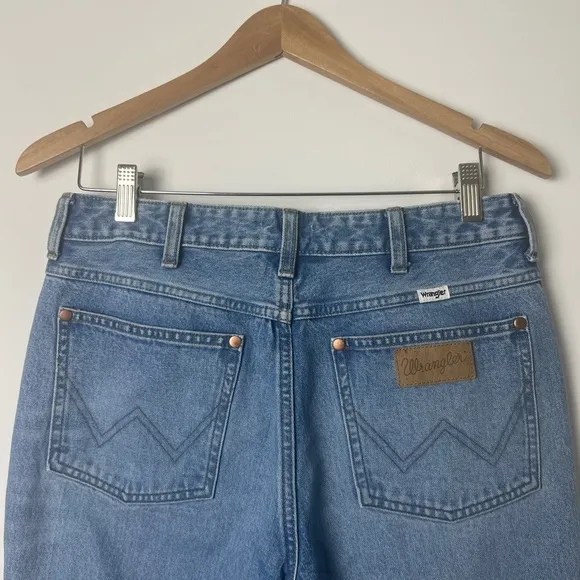 Free People X Wrangler Wanderer Medium Wash High Rise Flared Jeans Size 30x32
