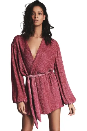 Gabrielle Robe Dress Pastel Pink