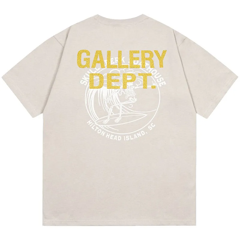 Gallery Dept skull letter print T-Shirts