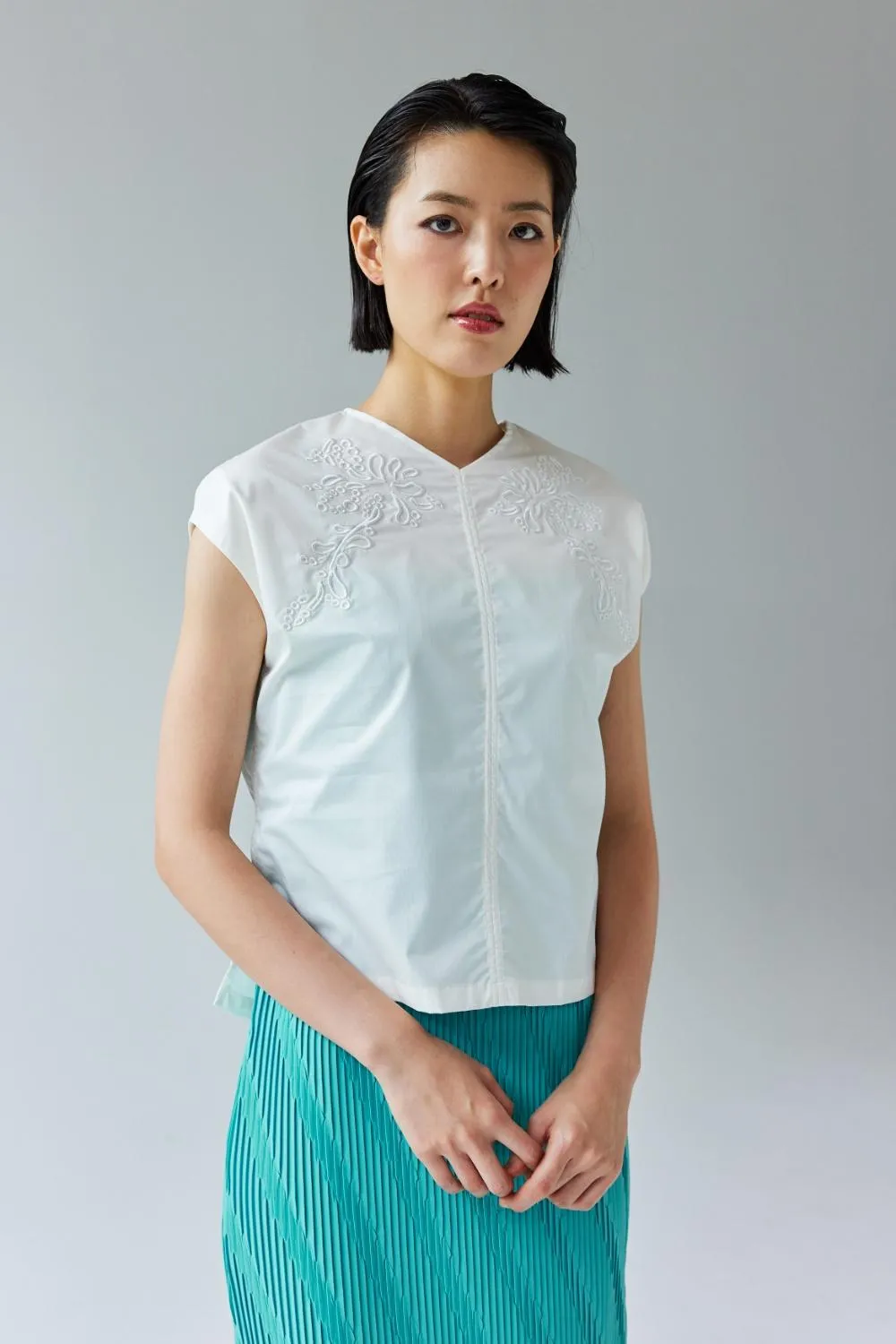 GIN LEE STUDIO | Deanna Top | White
