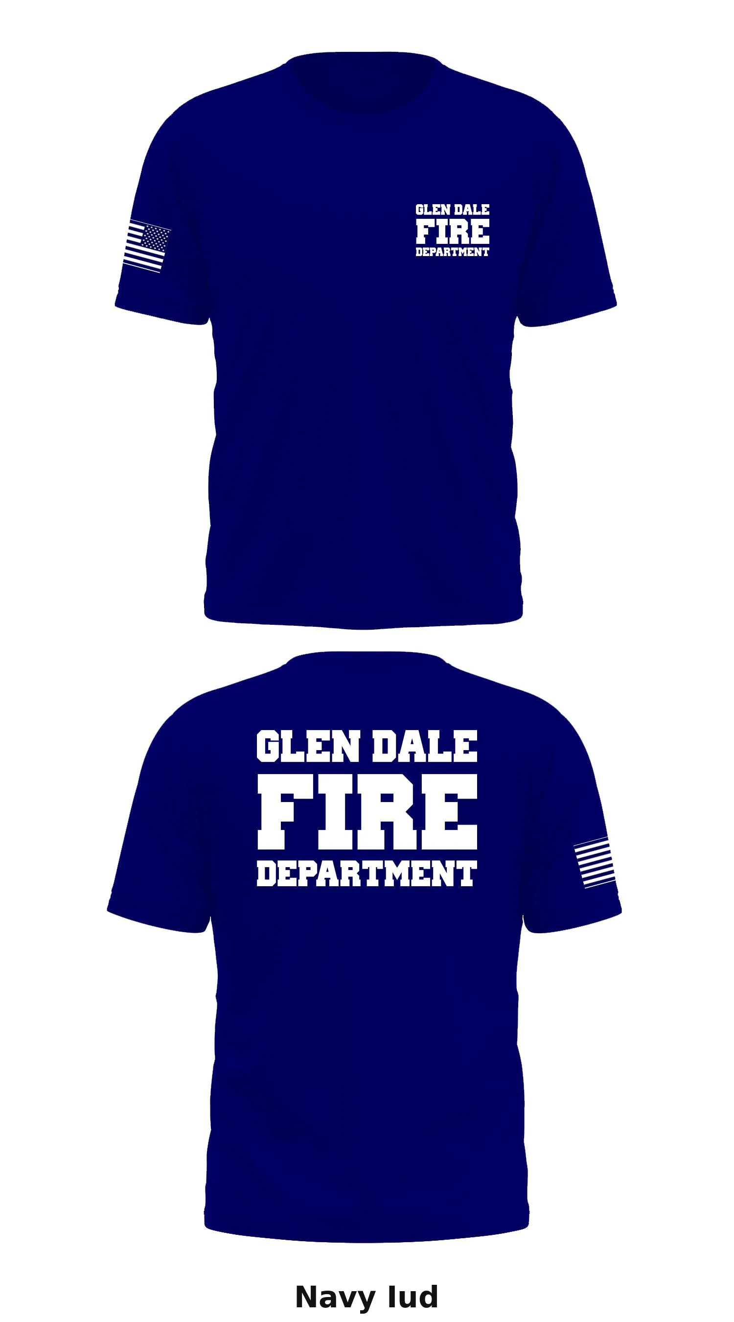 GLEN DALE FIRE DEPT Store 1 Core Men's SS Performance Tee - Iud