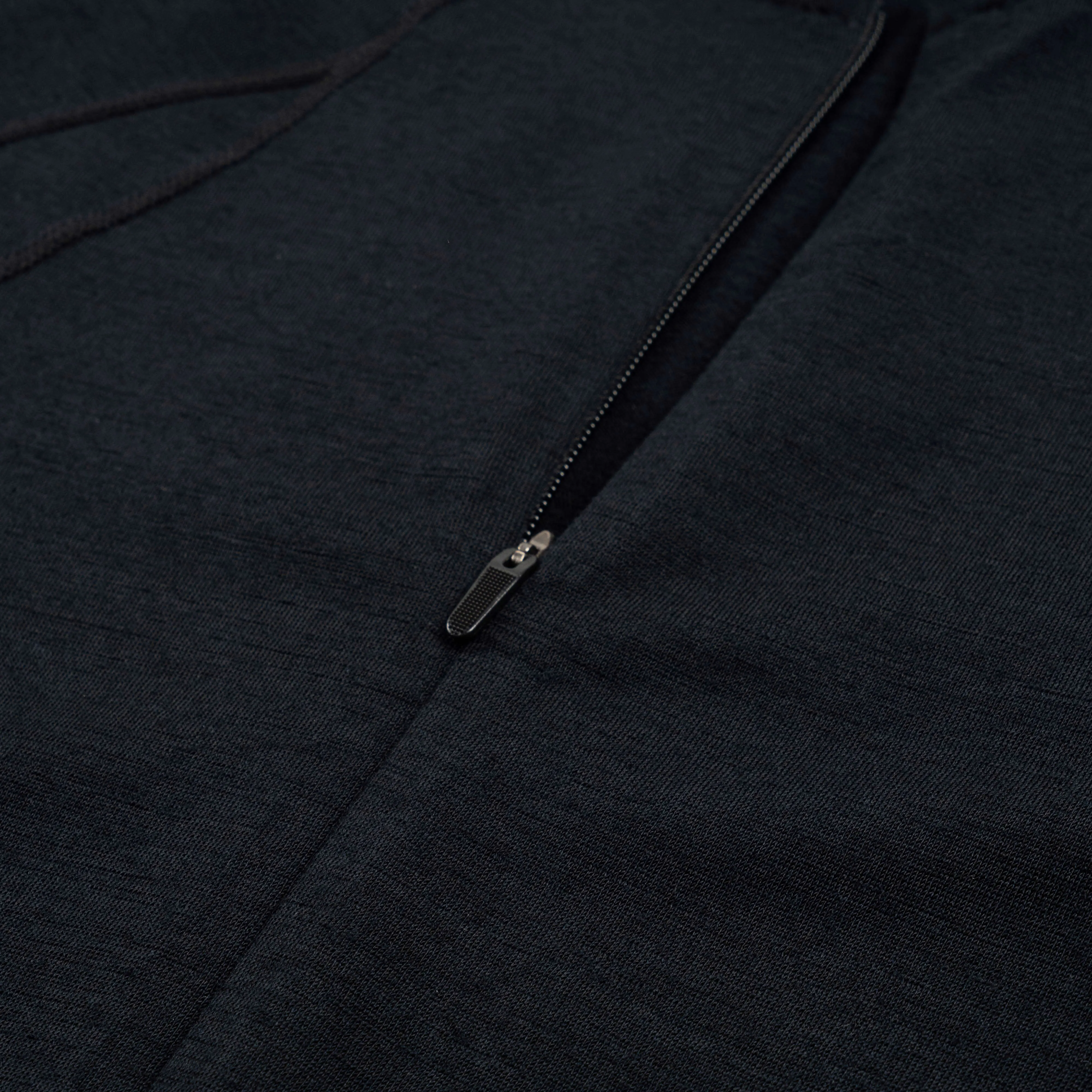 Goldwin 0 Wool Half Zip LS Black GZ44104