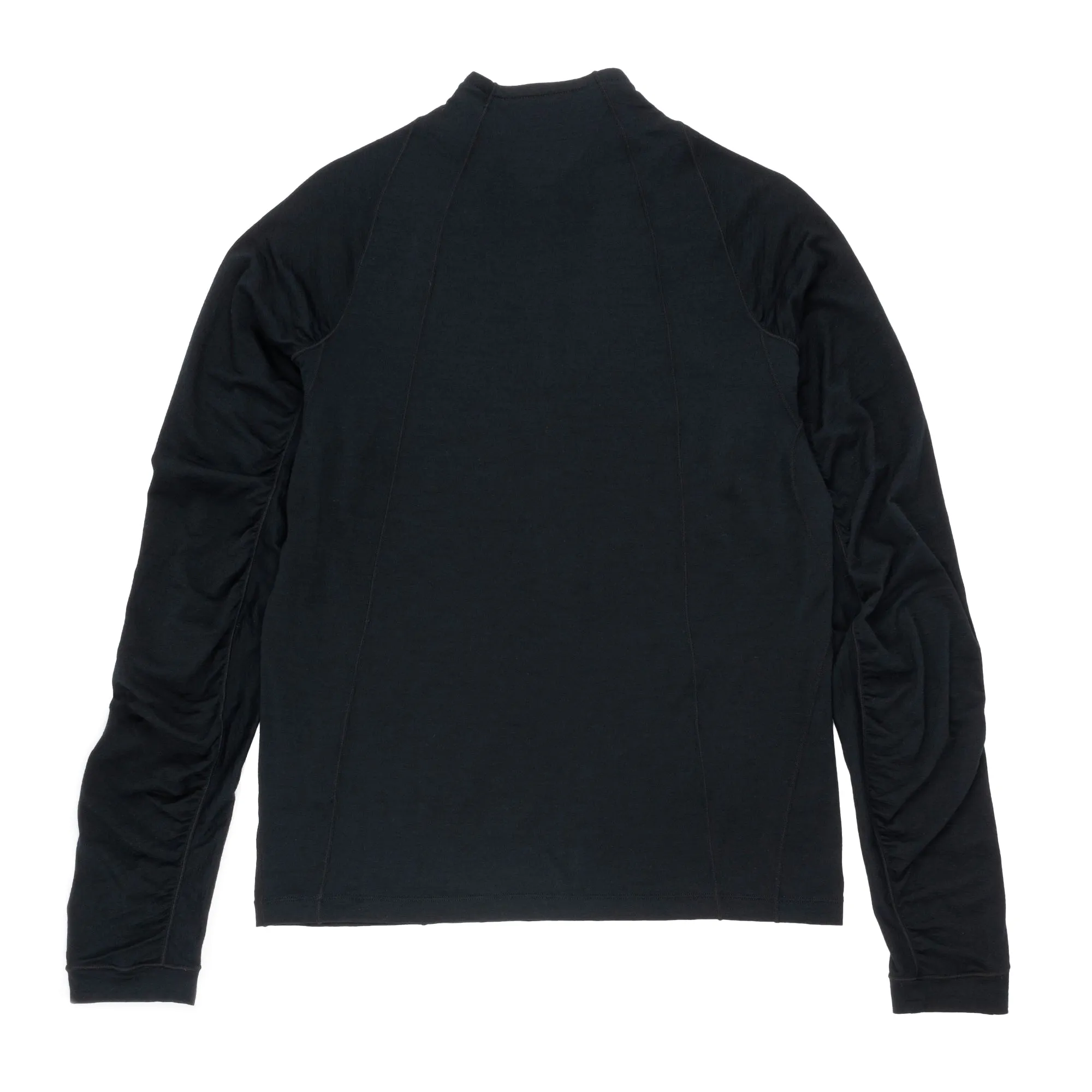 Goldwin 0 Wool Half Zip LS Black GZ44104