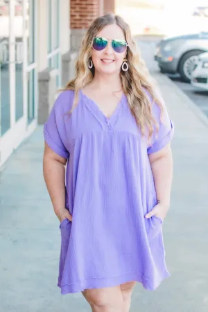 Good Times Basic Dress in Lavender