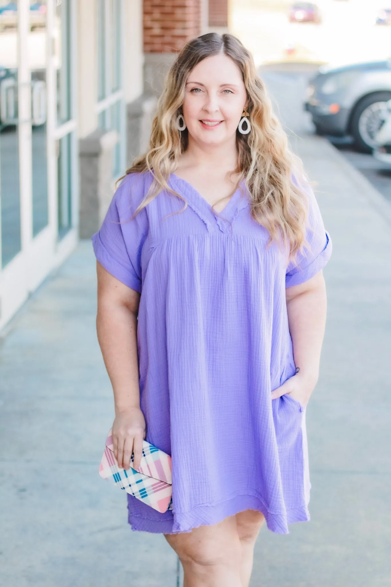 Good Times Basic Dress in Lavender