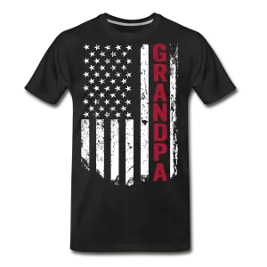 Grandpa American Flag Men’s Premium Organic T-Shirt (CK1930)